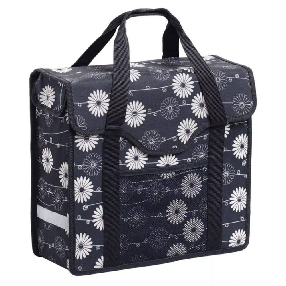 7-series 7-serier cykeltasker 15 L blomster sort 72102