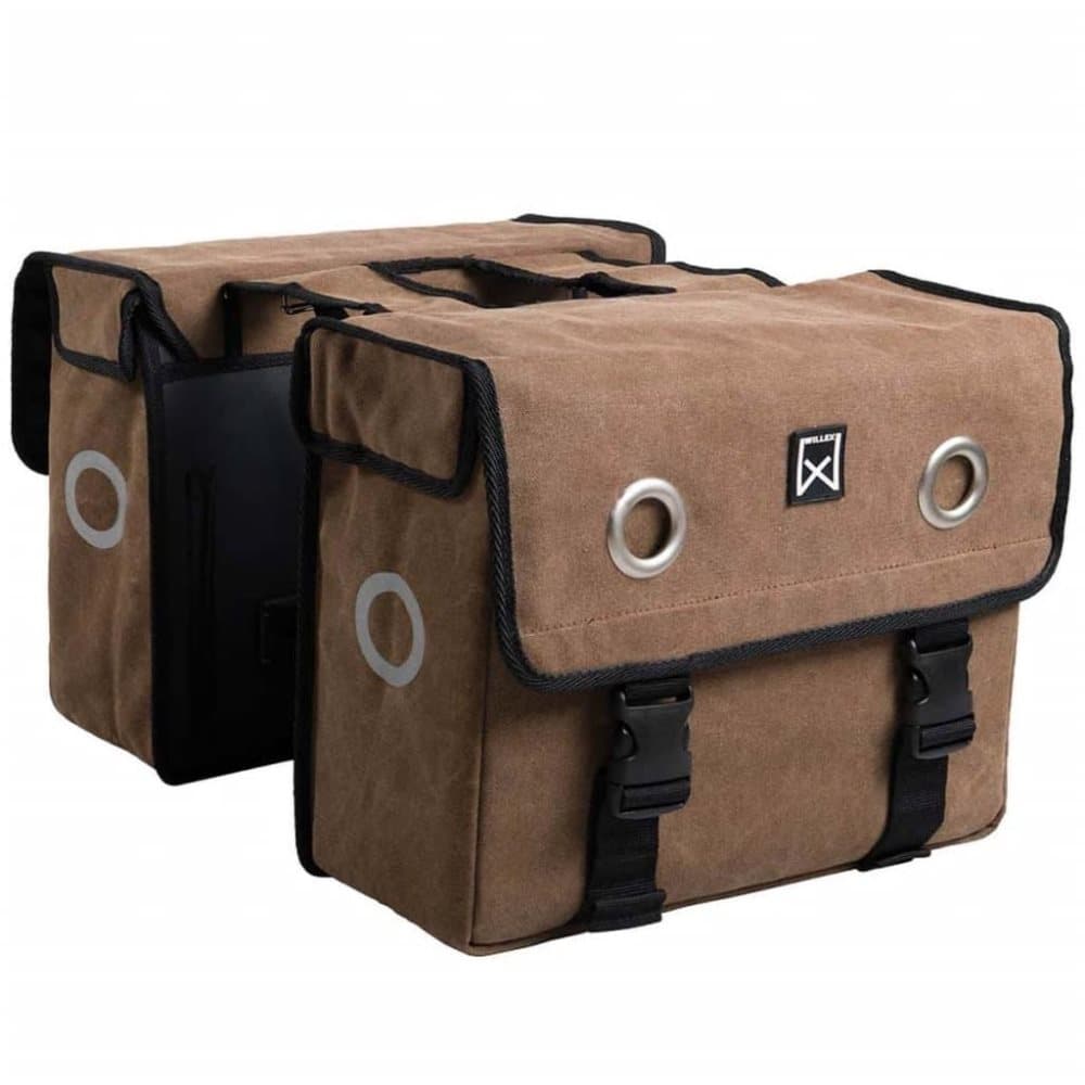 Willex avistaske i kanvas 52 l brun 11343