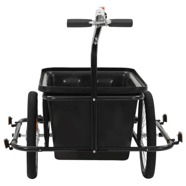 vidaXL Sykkelasttilhenger 50 L svart