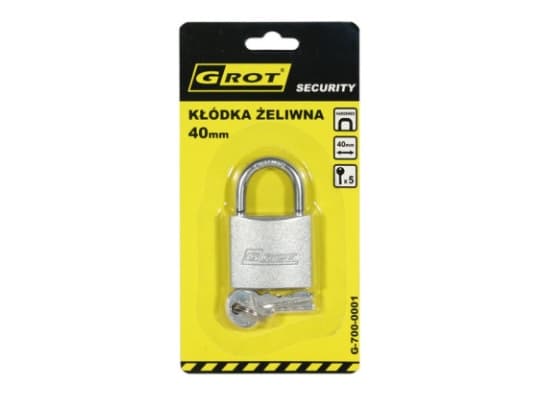 Tip 40mm cast iron padlock