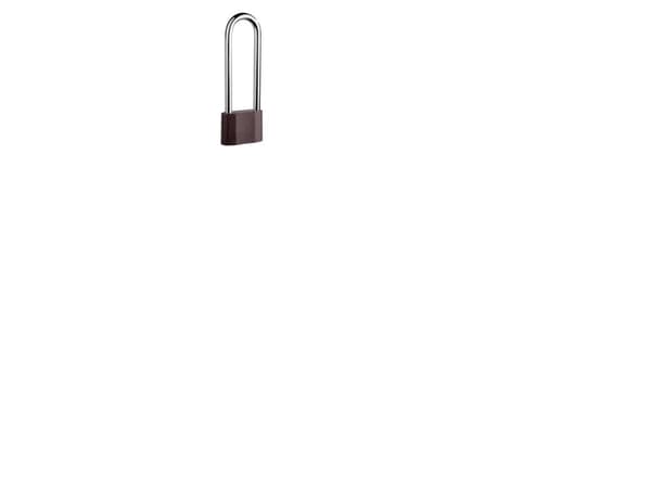 LOB Valurautainen espagnolette riippulukko, jossa pidennetty kahva 65mm 3 avainta KS51