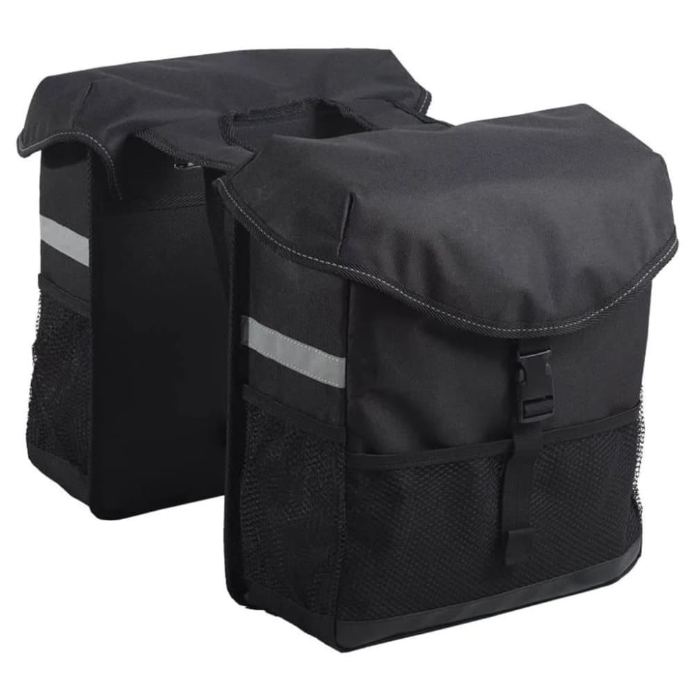 7-series dobbelt cykeltaske 19 l sort
