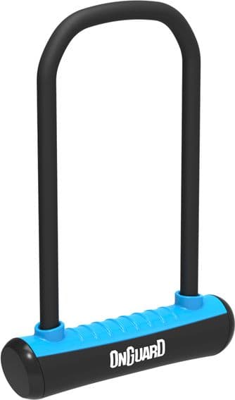 OnGuard U-Lock Neon Mini sykkellås blå 90x140 mm (8155BU)