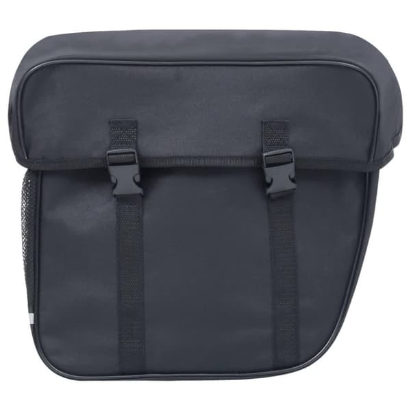vidaXL 2-osainen pyörälaukku takatelineelle vedenkestävä 35 l musta