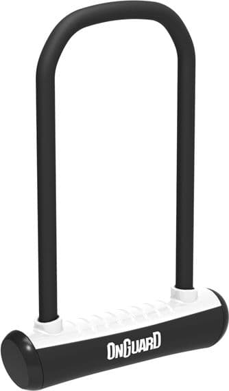 OnGuard U-Lock sykkellås Neonhvit 115x230 mm (8153WH)