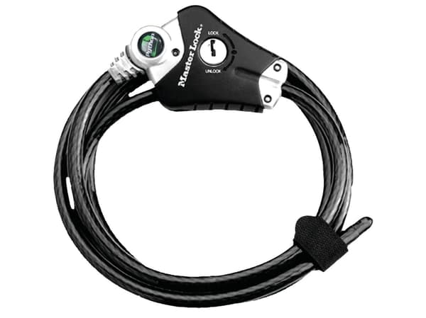 MASTER LOCK 8428EURDPRO, 1,8 m, Nøkkel, Stål, Sort
