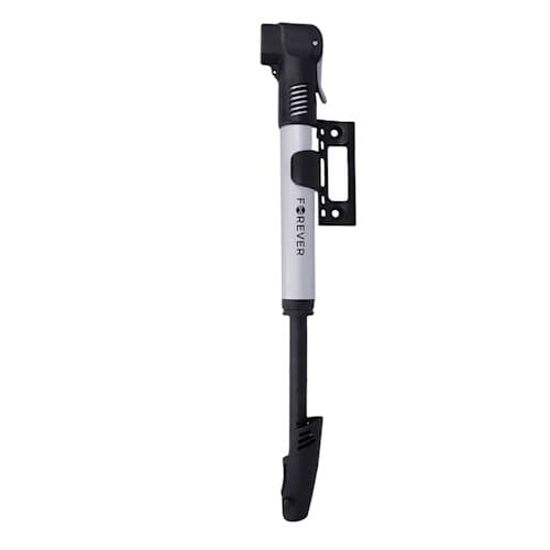 Forever Outdoor Cykelpump med ramfäste PU-100, Silver/Svart