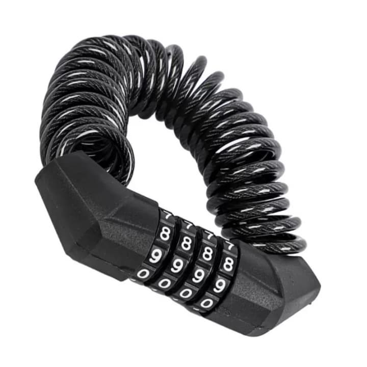 Kodlås med Vajer för Bagage & Hjälm