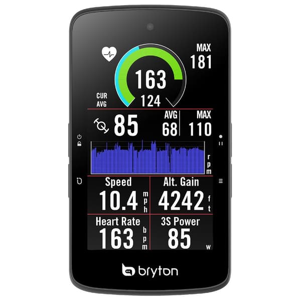 Bryton Cykeldator Rider S800 T Svart