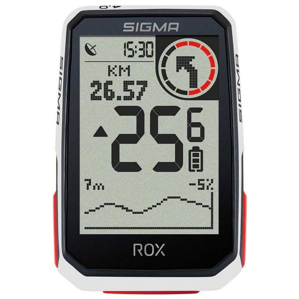 Sigma Pyöräilytietokone Hr Kitillä Rox 4.0 Musta