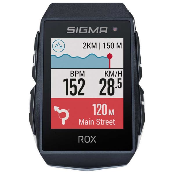 Sigma Pyöräilytietokone Hr Kitillä Rox 11.1 Evo Musta