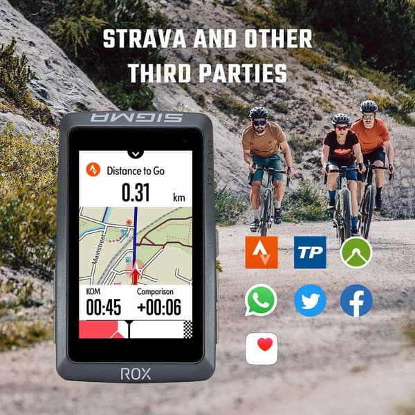 Sigma Sensorsats För Cykeldator Rox 12.1 Evo Silver