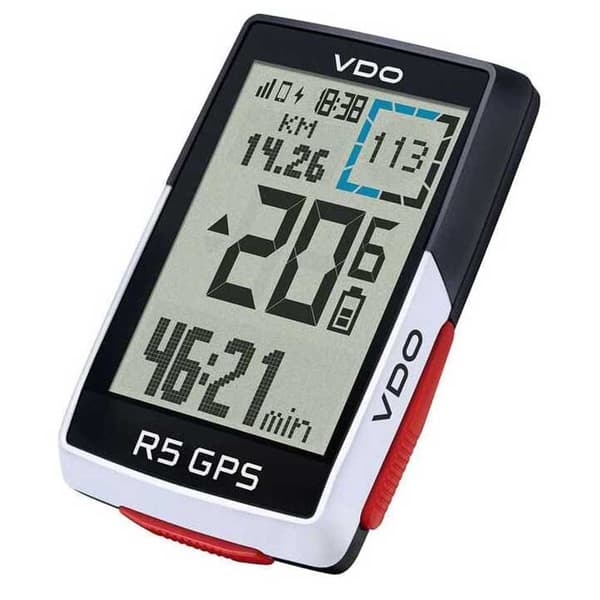 Vdo Pyöräilytietokone R5 Gps Hopeinen