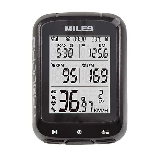 Shanren Trådlös Cykeldator Miles Ble5.0 Svart