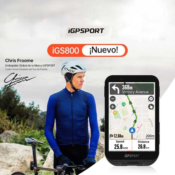 Igpsport Cykeldator Igs800 Durchsichtig