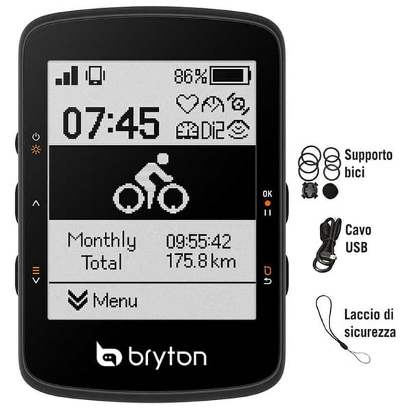 Bryton Pyöräilytietokone Rider 460e