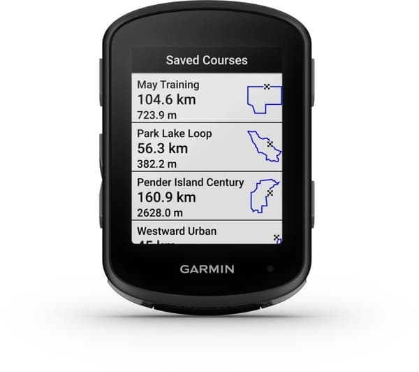Garmin Edge 540 - GARMIN Edge 540 Karttäckning: Europa - Drift: Pekskärm - Kartvy: Topp