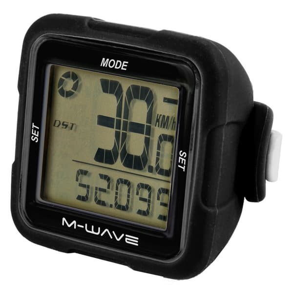 M-wave Xiv Silicone Pyörätietokone Musta