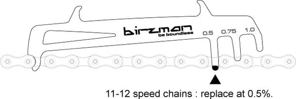 Birzman Chain Wear Indicator I -ketjunkulumamittari