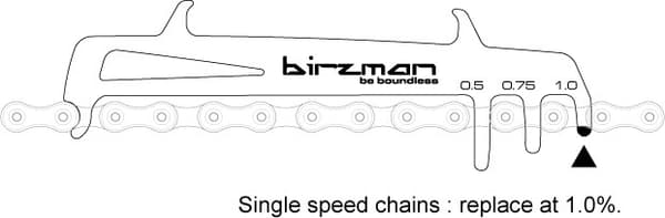 Birzman Chain Wear Indicator I -ketjunkulumamittari