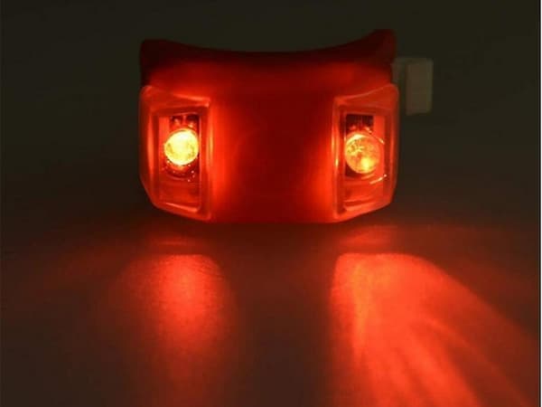 2kpl LED-Valot - 45x45 mm - Pyöräilijöille ja Jalankulkijoille