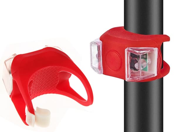 2kpl LED-Valot - 45x45 mm - Pyöräilijöille ja Jalankulkijoille