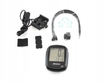 CYKELRÄKNARE 16 FUNKTIONER ATECH WIRED