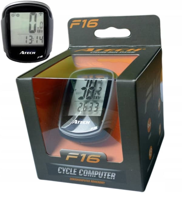 CYKELTÆLLER 16 FUNKTIONER ATECH WIRED