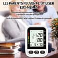 Miniatyrbild 3 av 4: INN LCD-mätinstrument Kroppsmätinstrument Arm Fitnessmätare Intelligent trycksättning Vit