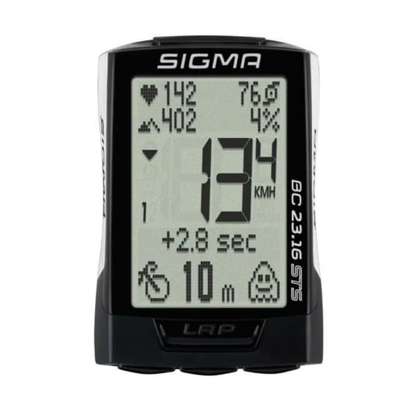 Cykeldator - Sigma - BC 23.16 - Svart - 30 funktioner - Trådlös