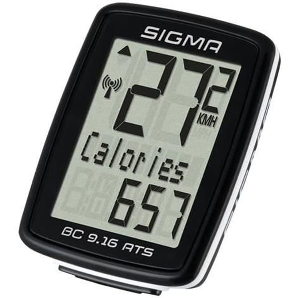Cykelcomputer SIGMA BC 9.16 ATS - Svart - Farts- och kaloriförbränning funktioner
