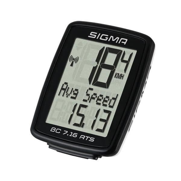 Sigma BC 7.16 ATS Cykeldator Svart