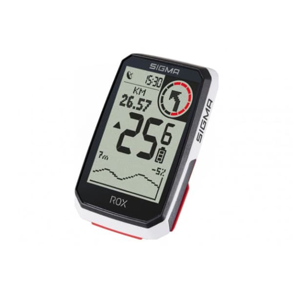 GPS-dator - Sigma - Rox 4.0 Hr - 30 funktioner - Vattentålig - E-cykelkompatibel