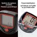 Miniatyrbild 3 av 4: INN Multifunktionell hastighetsmätare LCD-display Magnetisk detektion Långvarig batteritid Vattentät livstid Kilometer räknare