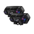 Miniatyrbillede 1 af 4: Motorcykelhjelm Intercom, 8 Rytter Kapacitet, Bluetooth 5.0, Vandtæt Design