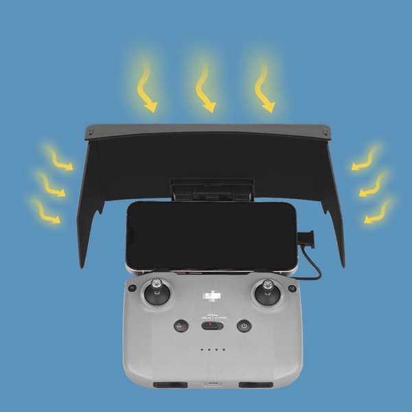 Drönarkontroll solhuva fjärrkontrollhuva för Mavic 3/Mini 2 /Air 2/Air 2S