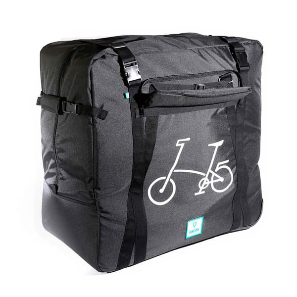 Vincita B132b Brompton 2 Wheels Pyörämatkatavarat Musta