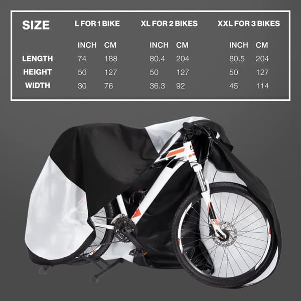 Cykelöverdrag Bil/Husbil 1 Cykel TEAM OBSIDIAN