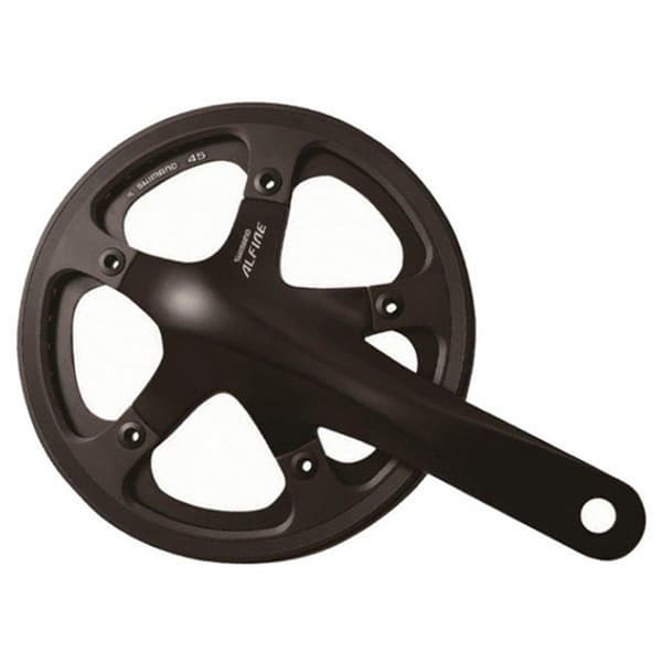 Shimano Kranksæt Alfine S501 Sort 170 mm / 45t