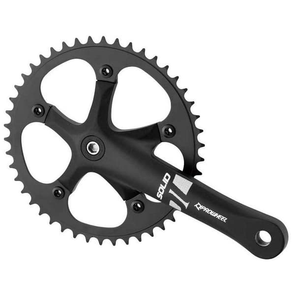 Prowheel Vevparti Solid Svart 170 mm / 46t