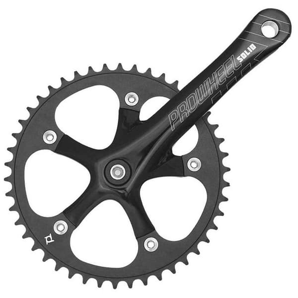 Prowheel Vevparti Solid Svart 170 mm / 46t