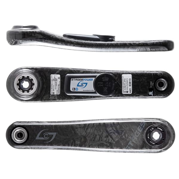 Stages Cycling Kolvänster Vev Med Effektmätare Sram Gxp Mtb Svart 175 mm