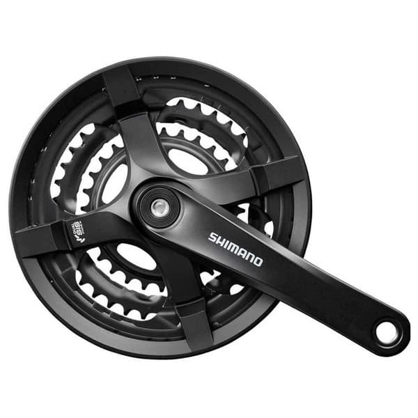 Shimano Vevparti Tourney Ty501 6-8s Svart 170 mm / 48/38/28t