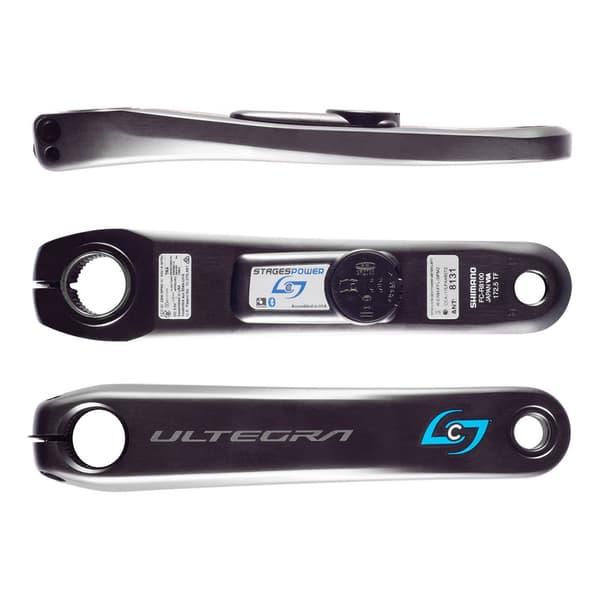 Stages Cycling Vänster Vev Med Effektmätare Shimano Ultegra R8100 Silver 175 mm