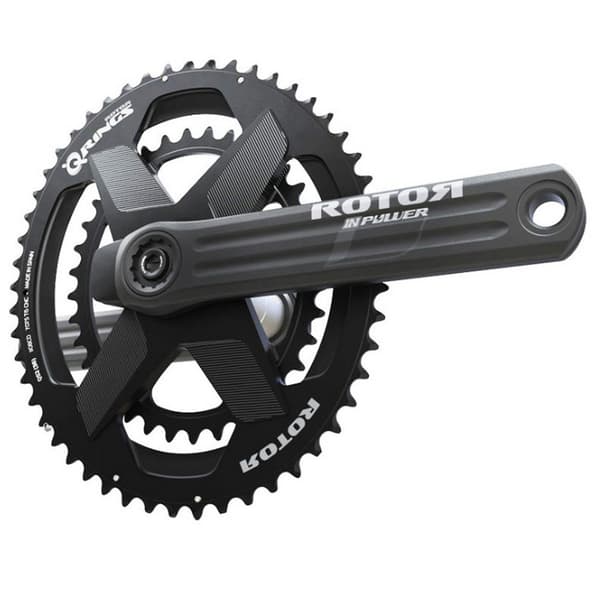Rotor Direktmonterad Effektmätare Inpower Oval Svart 172.5 mm / 52/36t