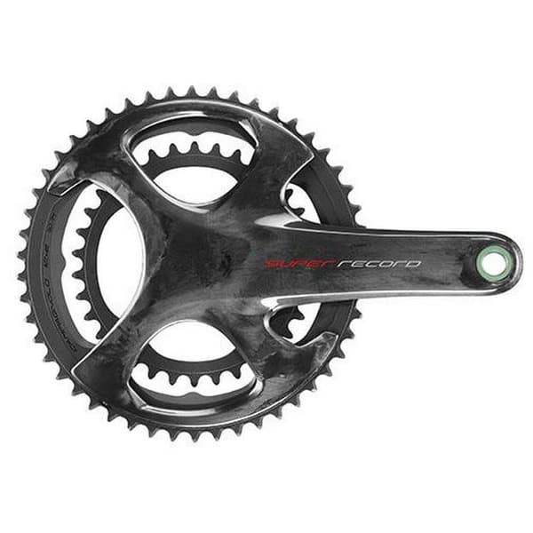Campagnolo Carbon Vevsats Super Record 12 Ultra Torque Svart 172.5 mm / 53/39t