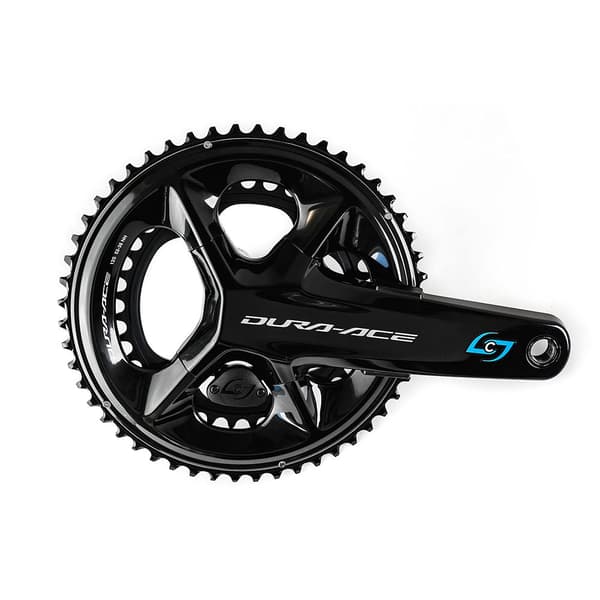 Stages Cycling Shimano Dura-ace R9200 Oikea Kampi Tehomittarilla Hopeinen 175 mm / 54/40t