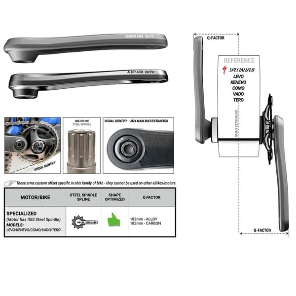 Praxis Vev E-bike Isis Levo/kenevo Silver 160 mm
