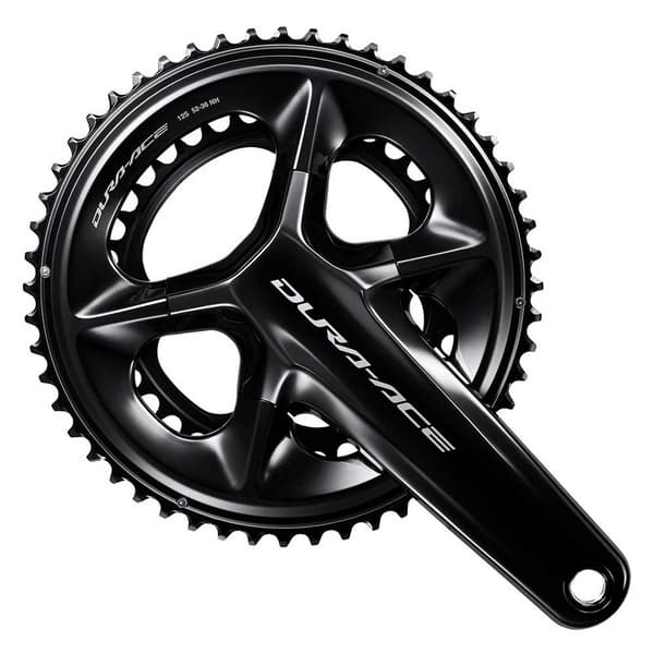 Shimano Dura Ace R9200 12s Hollowtech Ii Kranksæt Sort 165 mm / 52/36t