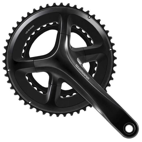 Shimano Fc-rs520 Kranksæt Sort 170 mm / 50/34t